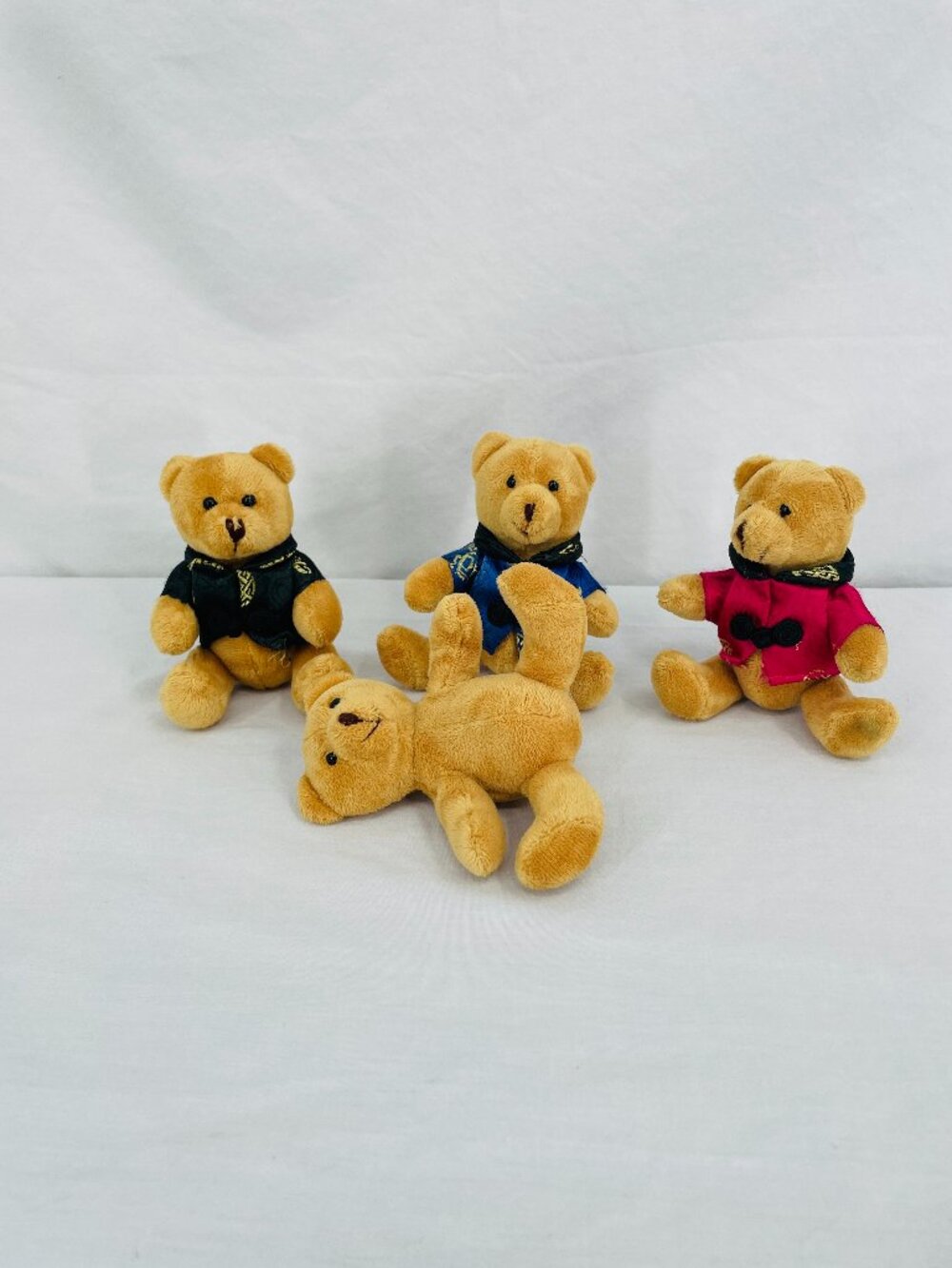 Set of 4 Plush Teddy Bears in Jackets Sheraton Suzhou Hotel & Towers